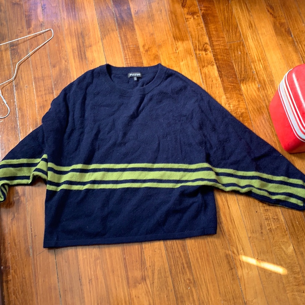 Knut and Link for Anthropologie 100 percent cashmere sweater.Brand newRetail 188